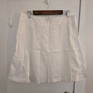 J. Crew Factory White A-Line Skirt